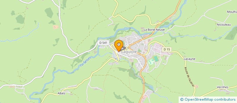 localisation de l'entreprise MONSIEUR CHRISTIAN GERMAIN  ARGENCES EN AUBRAC