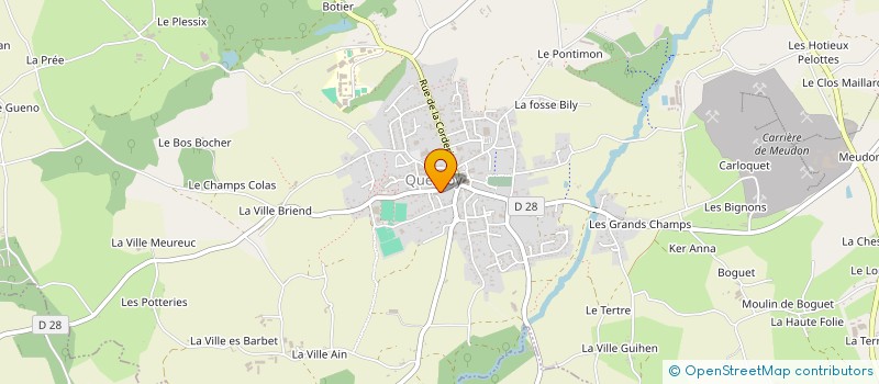 localisation de l'entreprise MONSIEUR CHRISTIAN GERNO  QUESSOY