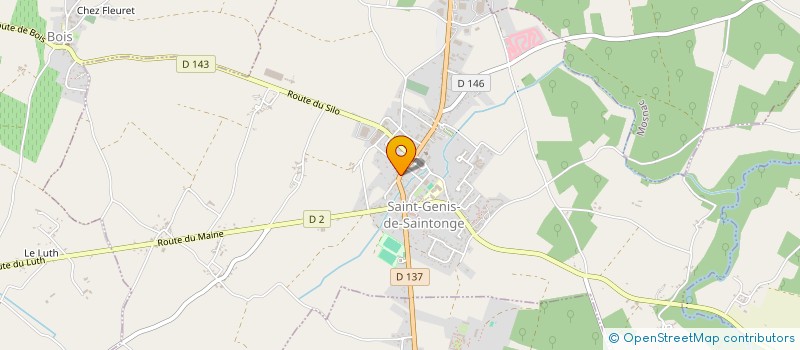 localisation de l'entreprise MONSIEUR CHRISTIAN GERVAIS à SAINT-GENIS-DE-SAINTONGE