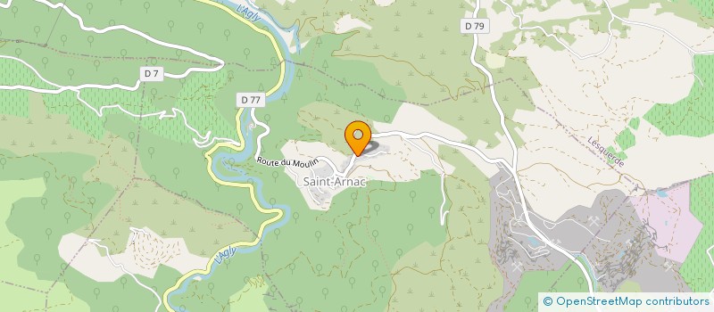 localisation de l'entreprise MONSIEUR CHRISTIAN GERVAIS  SAINT-ARNAC