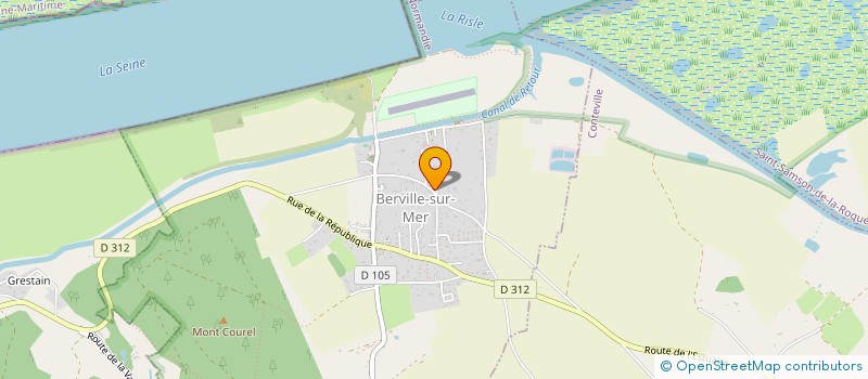 localisation de l'entreprise MONSIEUR CHRISTIAN GERVAIS  BERVILLE-SUR-MER