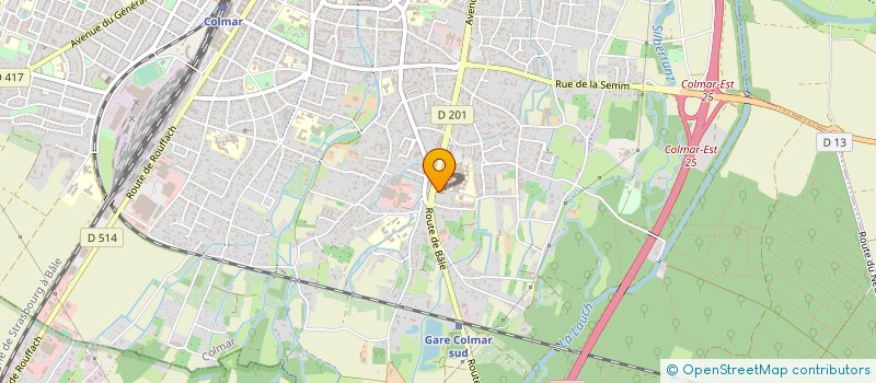 localisation de l'entreprise MONSIEUR CHRISTIAN GHERARDI à COLMAR