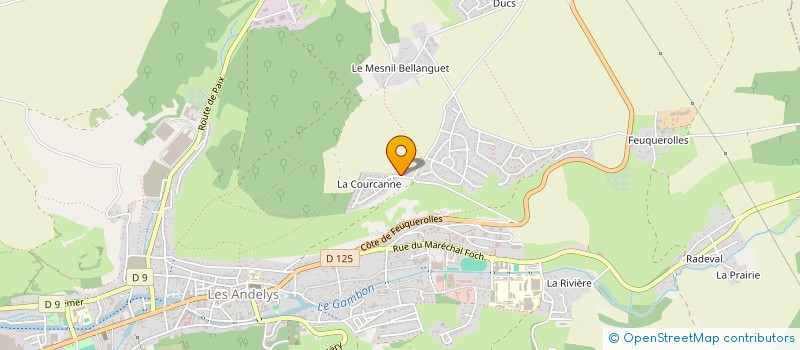 localisation de l'entreprise MONSIEUR CHRISTIAN GILLE à LES ANDELYS