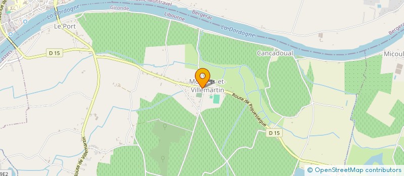 localisation de l'entreprise MONSIEUR CHRISTIAN GILLES LUC SABATIER  MOULIETS-ET-VILLEMARTIN