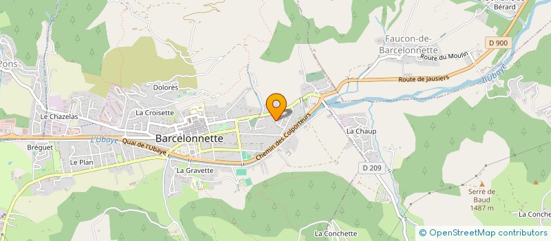 localisation de l'entreprise MONSIEUR CHRISTIAN GILLET à BARCELONNETTE