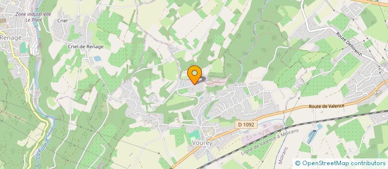 localisation de l'entreprise MONSIEUR CHRISTIAN GILLET  VOUREY