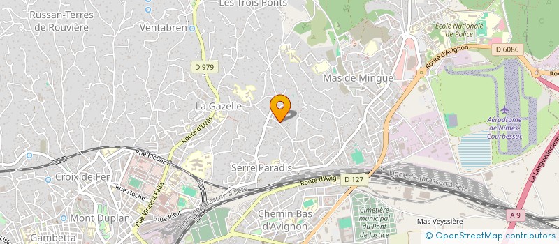 localisation de l'entreprise MONSIEUR CHRISTIAN GILLI  NIMES