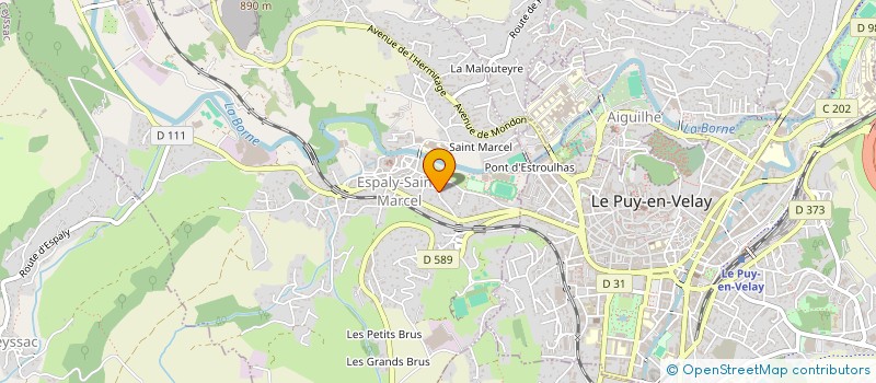 localisation de l'entreprise MONSIEUR CHRISTIAN GILLOT  ESPALY-SAINT-MARCEL