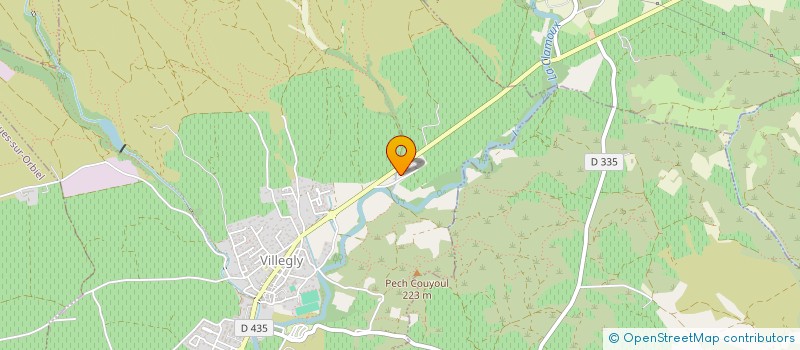 localisation de l'entreprise MONSIEUR CHRISTIAN GIORGINO  VILLEGLY