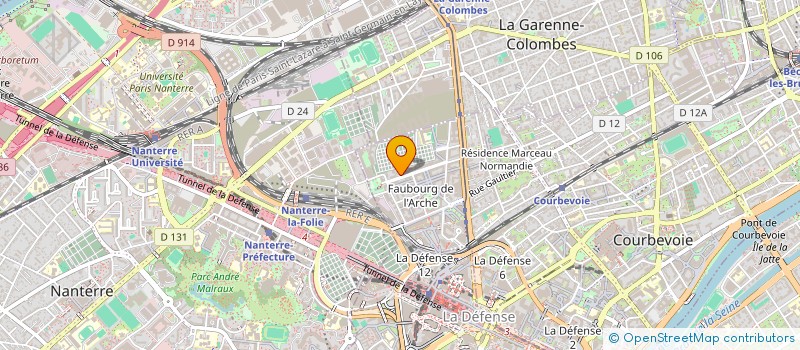 localisation de l'entreprise MONSIEUR CHRISTIAN GIRARD à COURBEVOIE