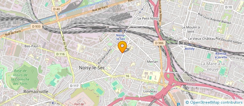 localisation de l'entreprise MONSIEUR CHRISTIAN GIRARD à NOISY-LE-SEC