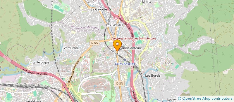 localisation de l'entreprise MONSIEUR CHRISTIAN GIRAUD à MARSEILLE