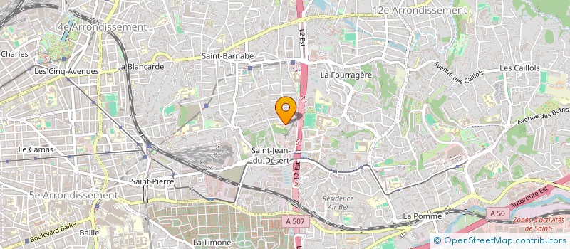 localisation de l'entreprise MONSIEUR CHRISTIAN GIRAUD à MARSEILLE