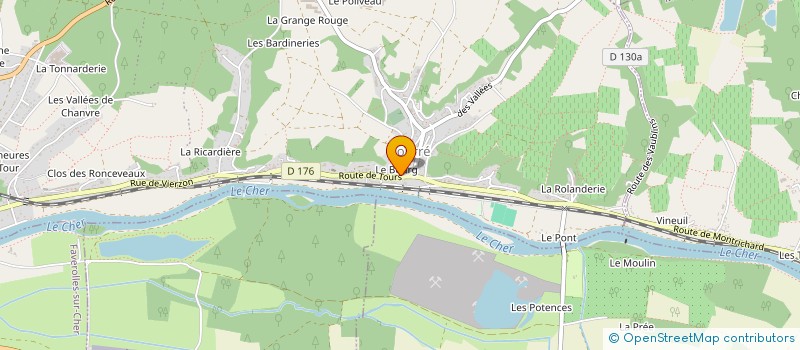 localisation de l'entreprise MONSIEUR CHRISTIAN GIRAULT  SAINT-GEORGES-SUR-CHER