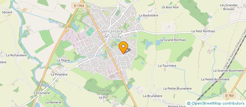 localisation de l'entreprise MONSIEUR CHRISTIAN GIRET à MONTAIGU-VENDEE