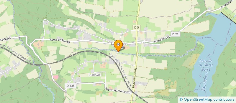 localisation de l'entreprise MONSIEUR CHRISTIAN GIUGE  LANSAC