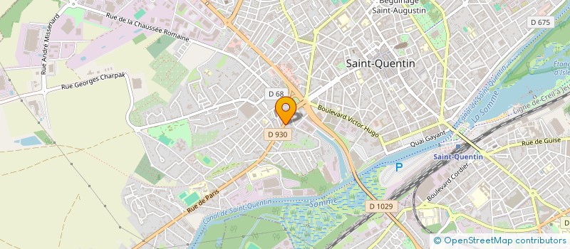 localisation de l'entreprise MONSIEUR CHRISTIAN GIVRON à SAINT-QUENTIN