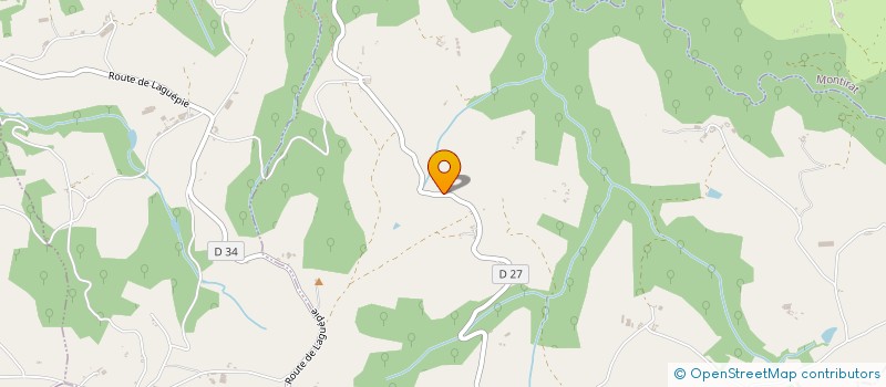 localisation de l'entreprise MONSIEUR CHRISTIAN GLORIES  MONESTIES