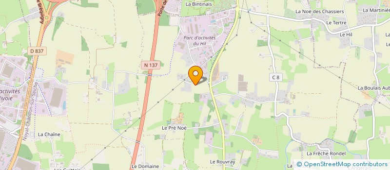 localisation de l'entreprise MONSIEUR CHRISTIAN GOBE  NOYAL-CHATILLON-SUR-SEICHE