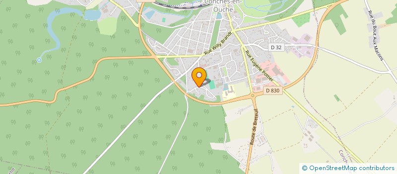 localisation de l'entreprise MONSIEUR CHRISTIAN GOBERT  CONCHES-EN-OUCHE