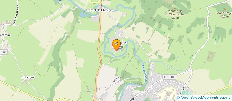 localisation de l'entreprise MONSIEUR CHRISTIAN GOBLED à SEMUR-EN-AUXOIS