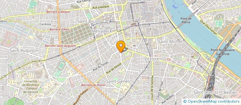 localisation de l'entreprise MONSIEUR CHRISTIAN GODET à BORDEAUX