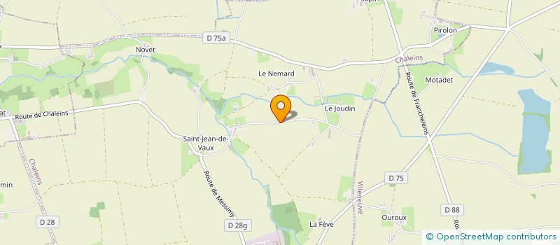 localisation de l'entreprise MONSIEUR CHRISTIAN GOIFFON  CHALEINS