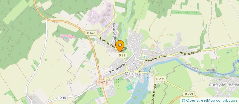 localisation de l'entreprise MONSIEUR CHRISTIAN GOMEZ  MARNAY