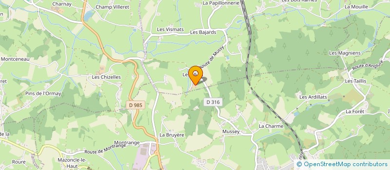 localisation de l'entreprise MONSIEUR CHRISTIAN GONACHON à CHAUFFAILLES