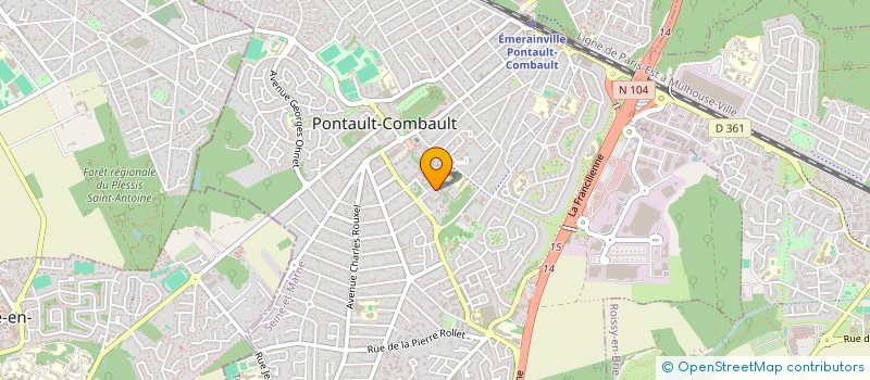 localisation de l'entreprise MONSIEUR CHRISTIAN GONCALVES à PONTAULT-COMBAULT