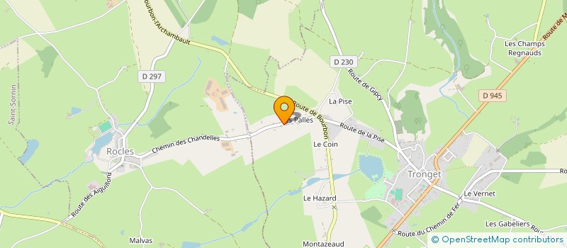 localisation de l'entreprise MONSIEUR CHRISTIAN GONNET  TREBAN