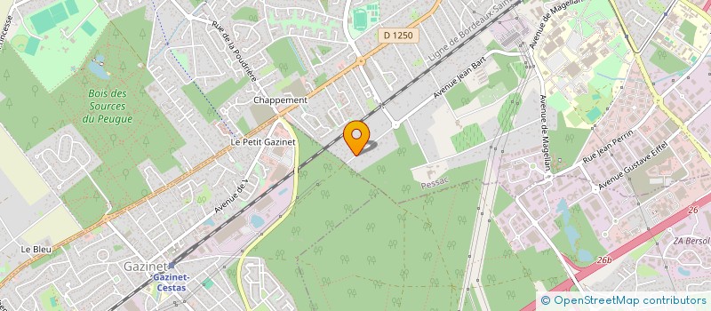 localisation de l'entreprise MONSIEUR CHRISTIAN GOODENOUGH à PESSAC