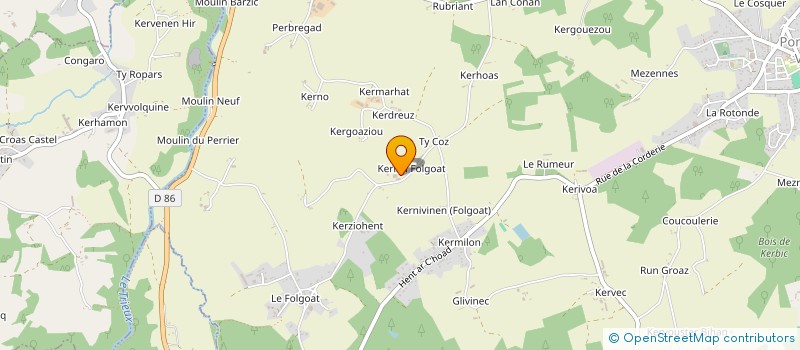 localisation de l'entreprise MONSIEUR CHRISTIAN GOUALAN à POMMERIT-LE-VICOMTE