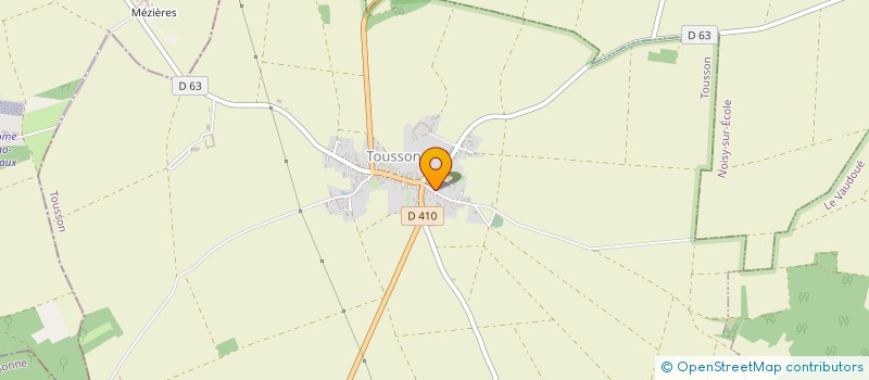 localisation de l'entreprise MONSIEUR CHRISTIAN GOUE  TOUSSON