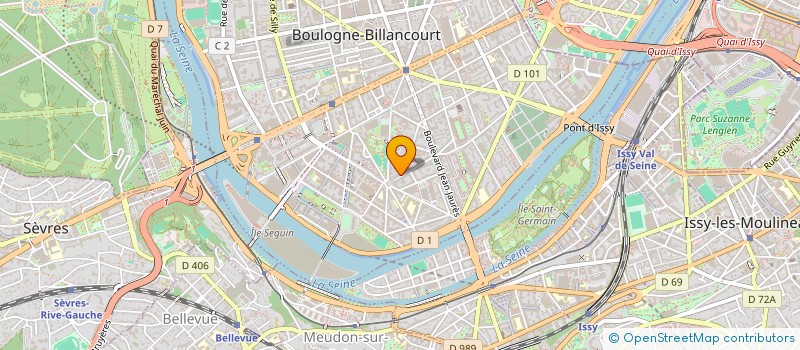 localisation de l'entreprise MONSIEUR CHRISTIAN GOUGAT à BOULOGNE-BILLANCOURT