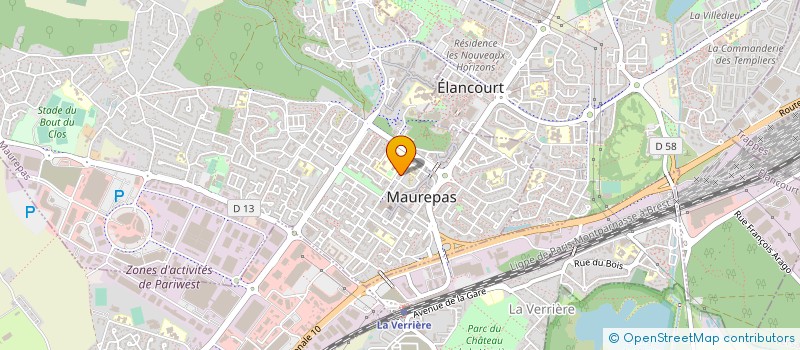 localisation de l'entreprise MONSIEUR CHRISTIAN GOUGOUA  MAUREPAS