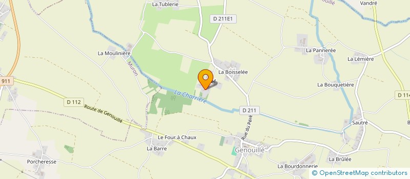 localisation de l'entreprise MONSIEUR CHRISTIAN GOUIN D'AMBRIERE  GENOUILLE