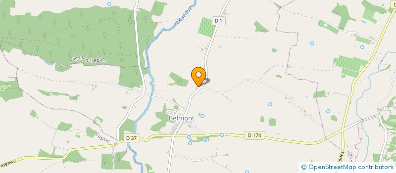 localisation de l'entreprise MONSIEUR CHRISTIAN GOUTAILLE  BELMONT
