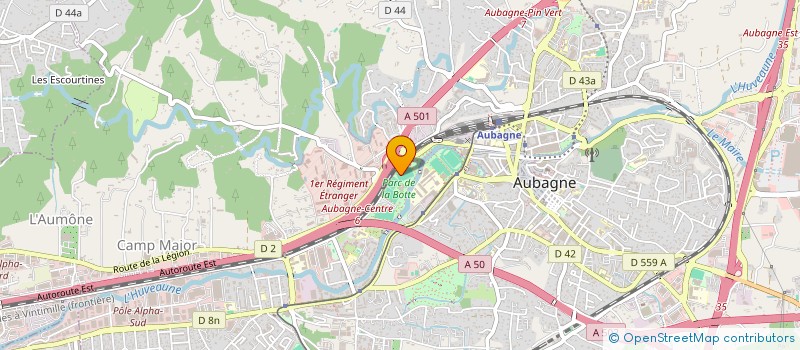localisation de l'entreprise MONSIEUR CHRISTIAN GOUVERNEUR à AUBAGNE