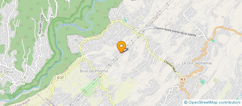 localisation de l'entreprise MONSIEUR CHRISTIAN GRACE  LE TAMPON