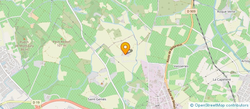 localisation de l'entreprise MONSIEUR CHRISTIAN GRAFF  BEZIERS