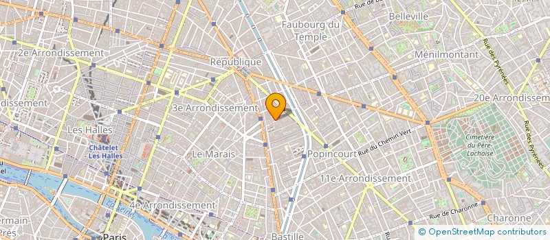 localisation de l'entreprise MONSIEUR CHRISTIAN GRANDON  PARIS