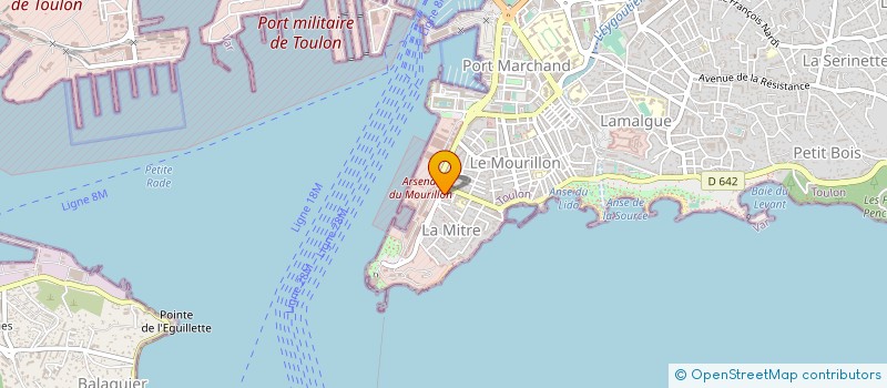 localisation de l'entreprise MONSIEUR CHRISTIAN GRANGE  TOULON