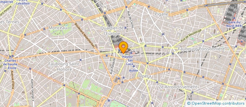 localisation de l'entreprise MONSIEUR CHRISTIAN GRANGE  PARIS