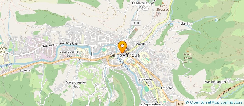 localisation de l'entreprise MONSIEUR CHRISTIAN GRANIER  SAINT-AFFRIQUE