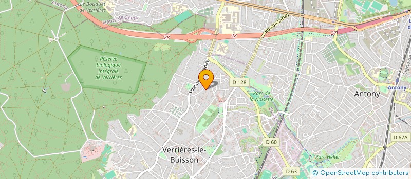 localisation de l'entreprise MONSIEUR CHRISTIAN GRENIER-GODARD à VERRIERES-LE-BUISSON