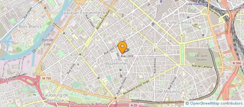 localisation de l'entreprise MONSIEUR CHRISTIAN GRIERE à LILLE