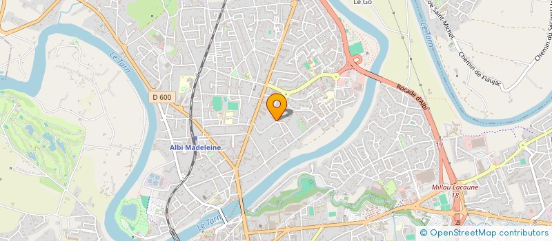 localisation de l'entreprise MONSIEUR CHRISTIAN GRIFFE à ALBI