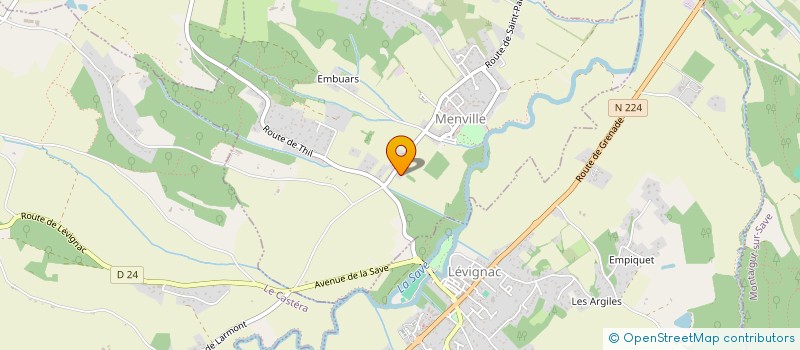 localisation de l'entreprise MONSIEUR CHRISTIAN GRIFFOIN  MENVILLE