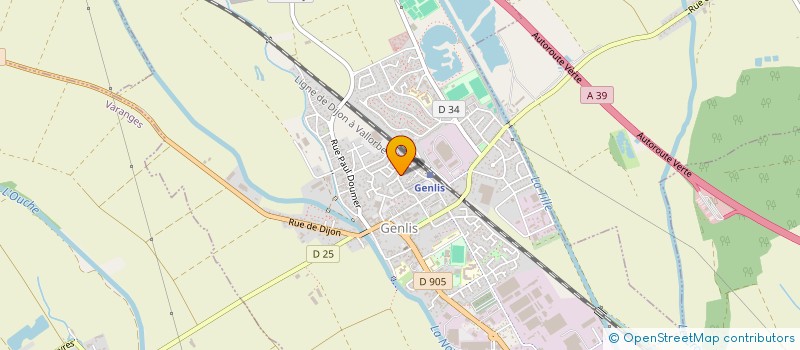 localisation de l'entreprise MONSIEUR CHRISTIAN GRIGNET  GENLIS